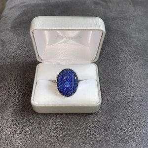 Sterling Silver Blue Sapphire ring